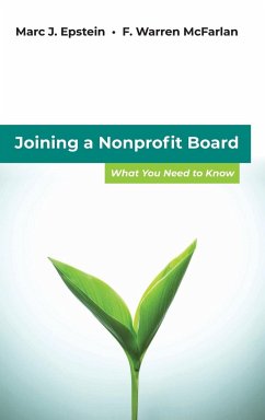 Joining a Nonprofit Board - Epstein, Marc J; McFarlan, F Warren
