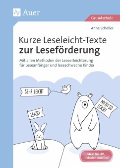 Kurze Leseleicht-Texte zur Leseförderung - Scheller, Anne