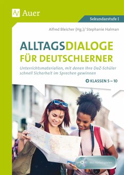 Alltagsdialoge für Deutschlerner Klassen 5-10 - Halman, Stephanie