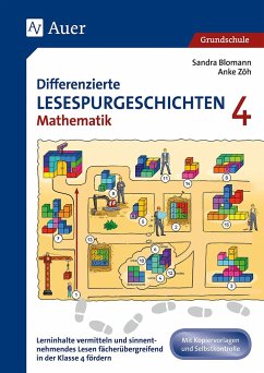 Differenzierte Lesespurgeschichten Mathematik 4 - Blomann, Sandra;Zöh, Anke