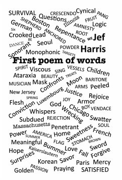 Cover First Poem of Words