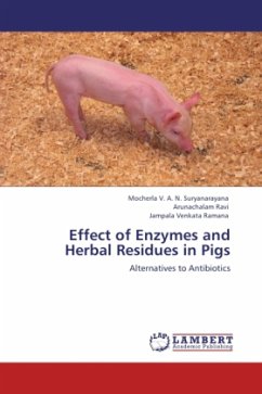 Effect of Enzymes and Herbal Residues in Pigs