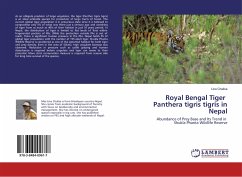 Royal Bengal Tiger Panthera tigris tigris in Nepal