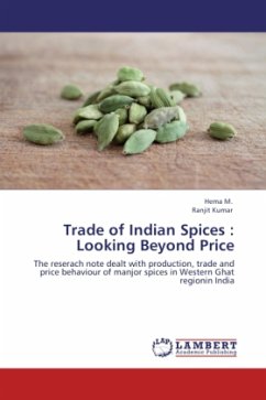 Trade of Indian Spices : Looking Beyond Price