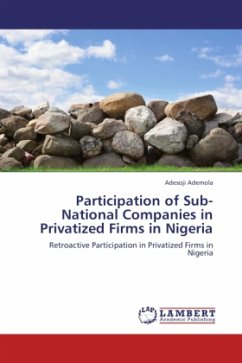 Participation of Sub-National Companies in Privatized Firms in Nigeria - Ademola, Adesoji