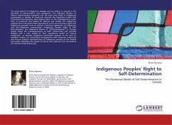 Indigenous Peoples' Right to Self-Determination