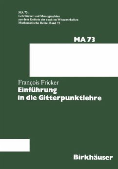 Einführung in die Gitterpunktlehre - Fricker, F.