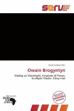 Cover Owain Brogyntyn