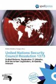 United Nations Security Council Resolution 1373