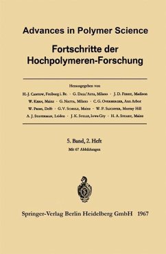 Advances in Polymer Science / Fortschritte der Hochpolymeren-Forschung - Cantow, H.-J.;Dall'Asta, Gino;Ferry, John D.