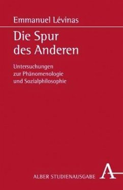 Die Spur des Anderen. Studienausgabe - Lévinas, Emmanuel