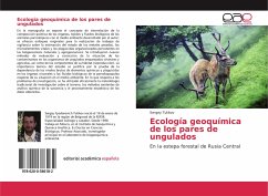 Ecología geoquímica de los pares de ungulados