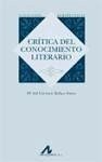 Crítica del conocimiento literario