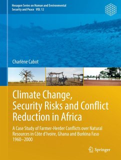 Climate Change, Security Risks and Conflict Reduction in Africa - Cabot, Charlène