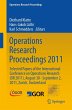 Operations Research Proceedings 2011 - Bild 1