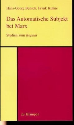 Das Automatische Subjekt bei Marx