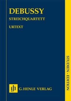 Streichquartett, Studienpartitur - Claude Debussy - Streichquartett