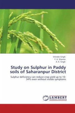 Study on Sulphur in Paddy soils of Saharanpur District - Singh, Virinder;Sharma, Y. K.;Singh, A. K.