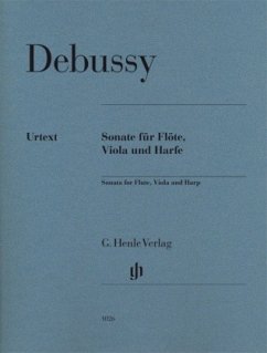 Sonate für Flöte, Viola und Harfe, Partitur u. 2 Einzelstimmen - Claude Debussy - Sonate für Flöte, Viola und Harfe