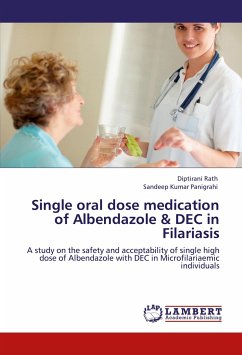 Single oral dose medication of Albendazole & DEC in Filariasis
