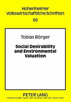 Social Desirability and Environmental Valuation - Börger, Tobias