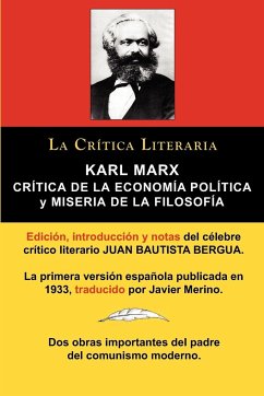 Karl Marx - Marx, Karl; Bergua, Juan Bautista