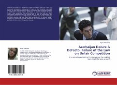 Azerbaijan DeJure & DeFacto. Failure of the Law on Unfair Competition
