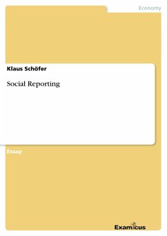 Social Reporting - Schöfer, Klaus