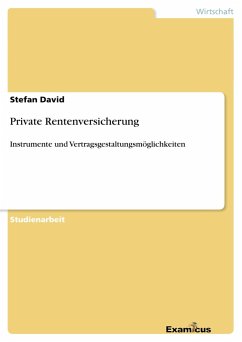 Private Rentenversicherung - David, Stefan