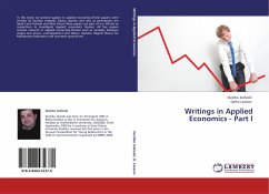 Writings in Applied Economics - Part I - Josheski, Dushko;Lazarov, Darko