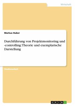 Durchführung von Projektmonitoring und -controlling: Theorie und exemplarische Darstellung