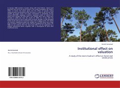 Institutional effect on valuation