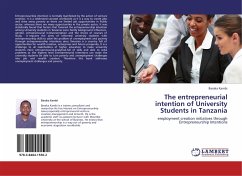 The entrepreneurial intention of University Students in Tanzania