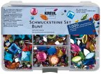 KREUL Schmucksteine Set Bunt, 1000 Stück