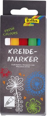 Folia Kreidemarker FRESH COLOURS 5er Set