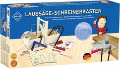 PEBARO 432S - Laubsäge-Schreinerkiste mit Arbeitstisch und Farbe, Werkzeugkasten