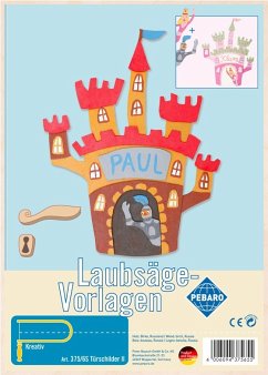 Cover PEBARO 375/6S - Laubsägevorlage Türschilder II, Kinderzimmer, 2 Platten, Größe DIN A4