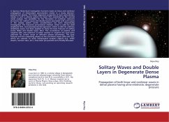 Solitary Waves and Double Layers in Degenerate Dense Plasma