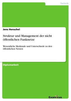 Struktur und Management der nicht öffentlichen Funknetze - Henschel, Jens