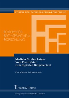 Cover Medizin für den Laien: Vom Pesttraktat zum digitalen Ratgebertext