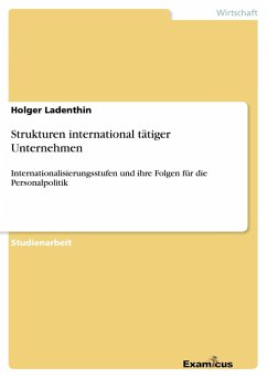 Strukturen international tätiger Unternehmen - Ladenthin, Holger