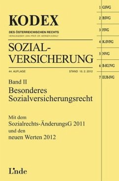 KODEX Sozialversicherung, Band II KODEX Sozialversicherung, Band II