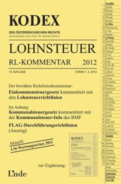 KODEX Lohnsteuer Richtlinien-Kommentar 2012