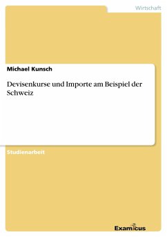 Devisenkurse und Importe am Beispiel der Schweiz - Kunsch, Michael