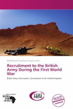 Cover Recruitment to the British Army During the First World War