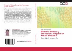 Memoria Política y Excepción: Alegoría en Walter Benjamin