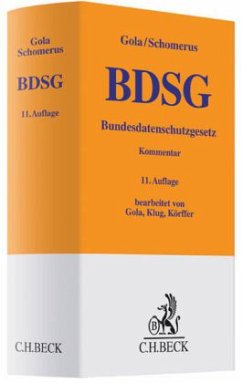 Cover Bundesdatenschutzgesetz (BDSG), Kommentar