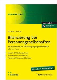 Bilanzierung bei Personengesellschaften - Künkele, Kai P.; Zwirner, Christian