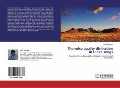 The voice quality distinction in Dinka songs