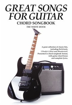 Cover Great Songs for Guitar - the white Book songbook lyrics/symbols/chord boxes